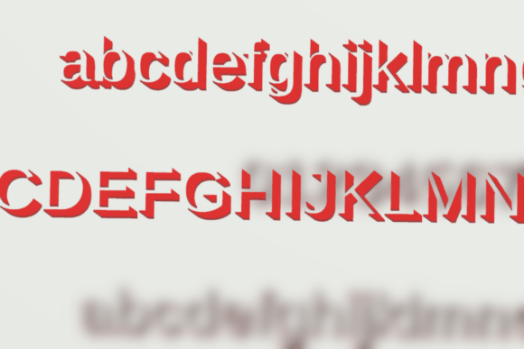 Arial Shadow Fonts: Printing with Light and Imagination