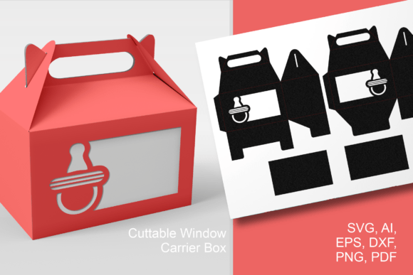 Baby Pacifier Window Gable Box Template: An Evaluation for Crafters and Event Planners