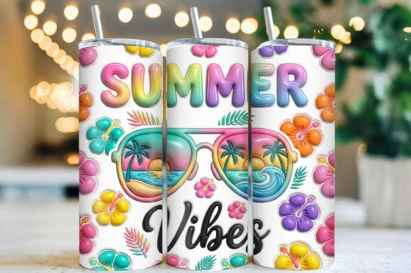 Capturing the Season: A Guide to the 3D Summer Vibes Tumbler Wrap PNG