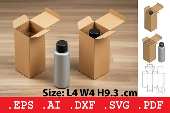 Cosmetic Bottle Box with Product Lock: Tall Bottle Security