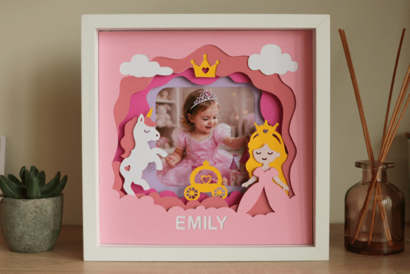 Craft a Personalized Princess 3D Photo Frame
