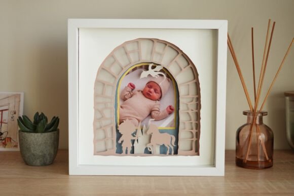 Create a Cherished Keepsake with a DIY 3D Baby Shadow Box Photo Frame