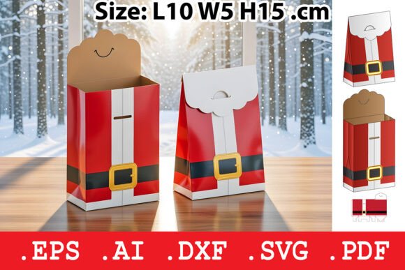 Create Your Own Festive Santa Claus Gift Bags