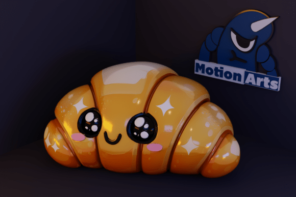 Cute Bread Roll: A Practical 3D Model for Cozy Digital Crafting