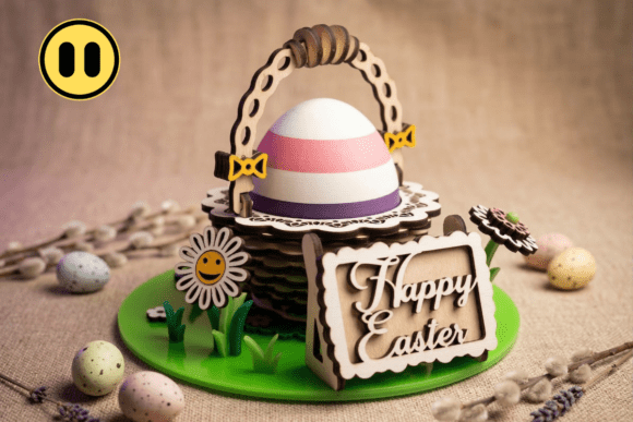 Egg in an Easter Basket SVG STL: A Blueprint for Hybrid Manufacturing