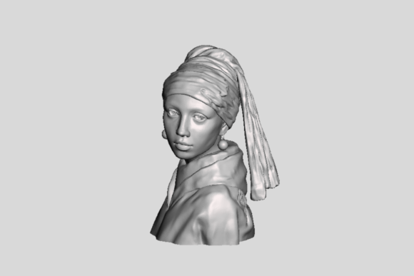 Girl with a Pearl Earring 3D Printable: A Creative Bridge Between Art and Technology