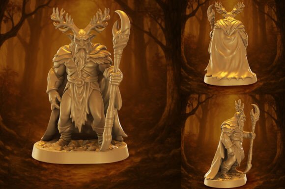 Horn of Shadows: A Masterfully Detailed Fantasy Miniature
