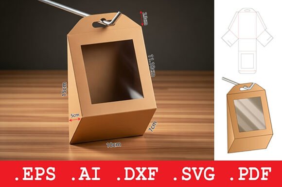 Master Retail Display with the Hanging Box with Transparent Window