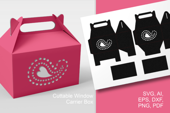 The Art of the Gable Box: Crafting Romance with the Heart in Paisley Template