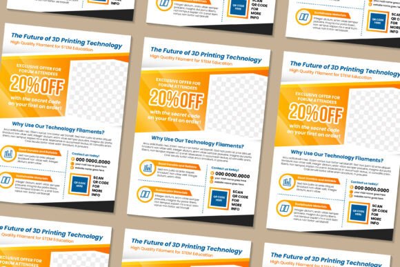 The Future of 3D Printing: A Vertical Flyer Template