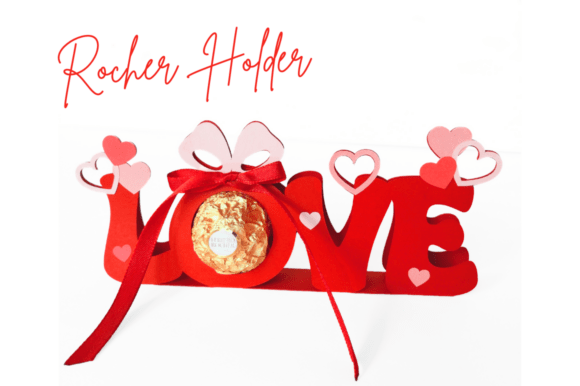 The LOVE Chocolate Holder with More Hearts: Your Creative Solution for a Personal Gift