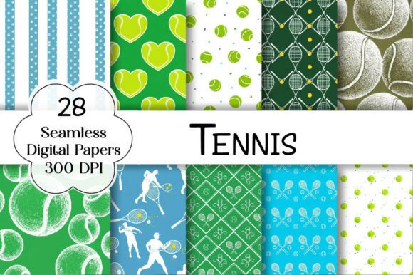 Unlocking Creative Potential with the Tennis Digital Paper Bundle
